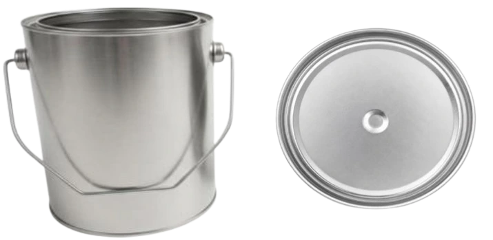 5L YUVARLAK TENEKE KUTU, GEÇME KAPAKLI - 32mm / 42mm PRATİK KAPAKLI 