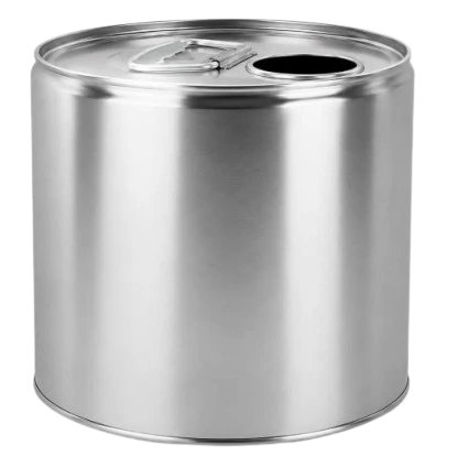 6L YUVARLAK, PRATİK KAPAKLI TENEKE KUTU 