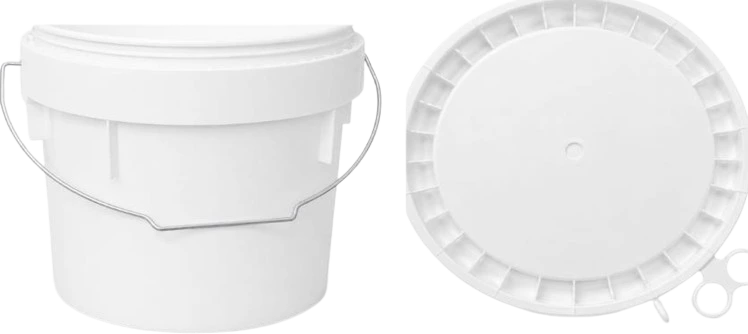 YUVARLAK 10L UN PLASTİK KOVA (UAJ-10)