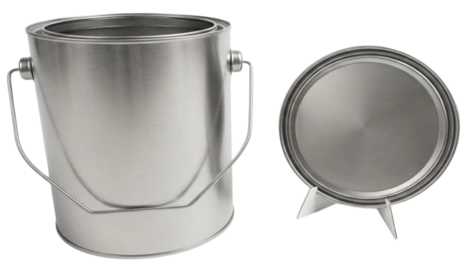 2,5L YUVARLAK TENEKE KUTU, GEÇME KAPAKLI - 32mm / 42mm PRATİK KAPAKLI 