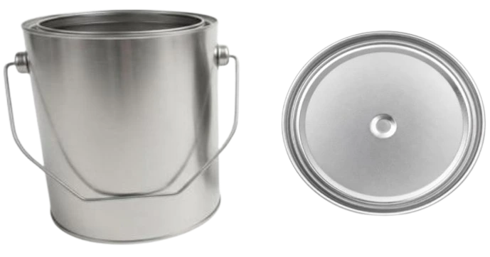3L YUVARLAK TENEKE KUTU, GEÇME KAPAKLI - 32mm / 42mm PRATİK KAPAKLI 